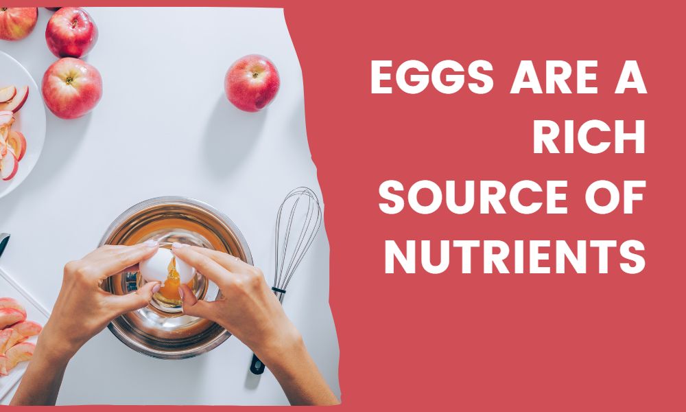 Eggs are a rich source of nutrients